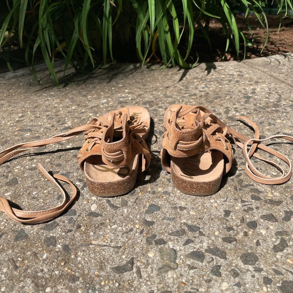 Sam Edelman Kyra Gladiator Boho Fringe Sandal - Picture 13 of 16